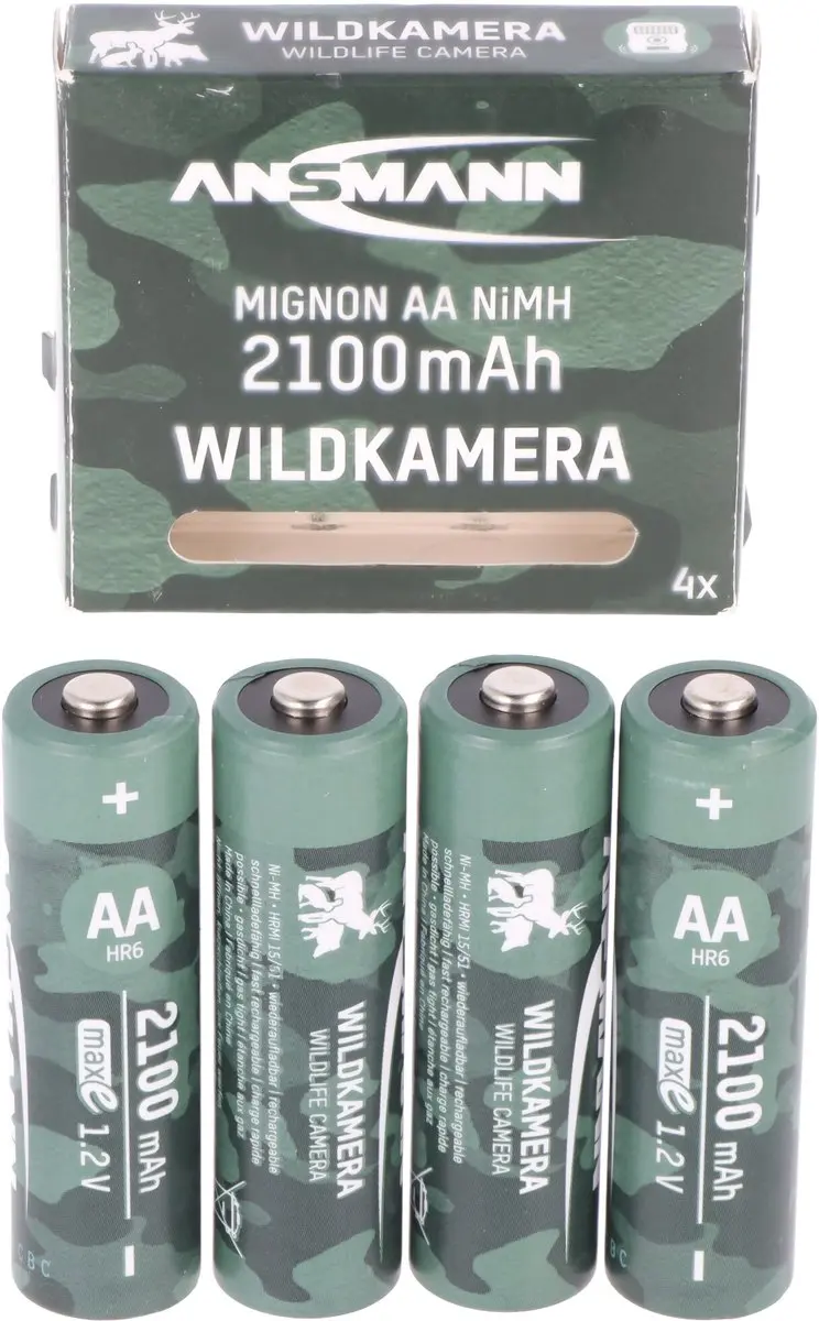Ansmann 1322-0026 AA Oplaadbare Batterij 2100mAh - 4 Stuks - afbeelding 6 van 6