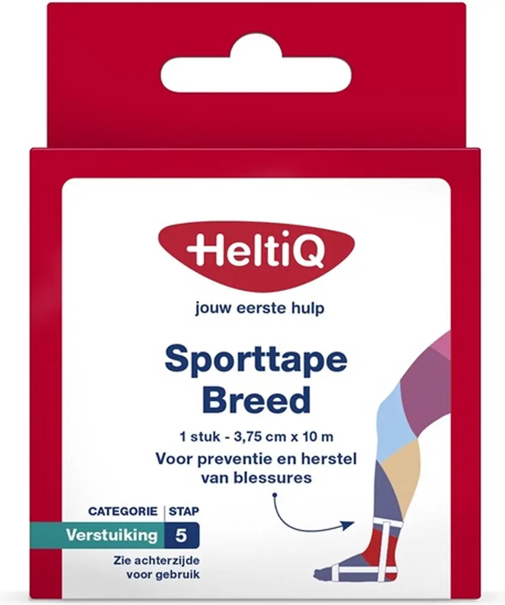 HeltiQ Sporttape Breed 3,75cm x 10m
