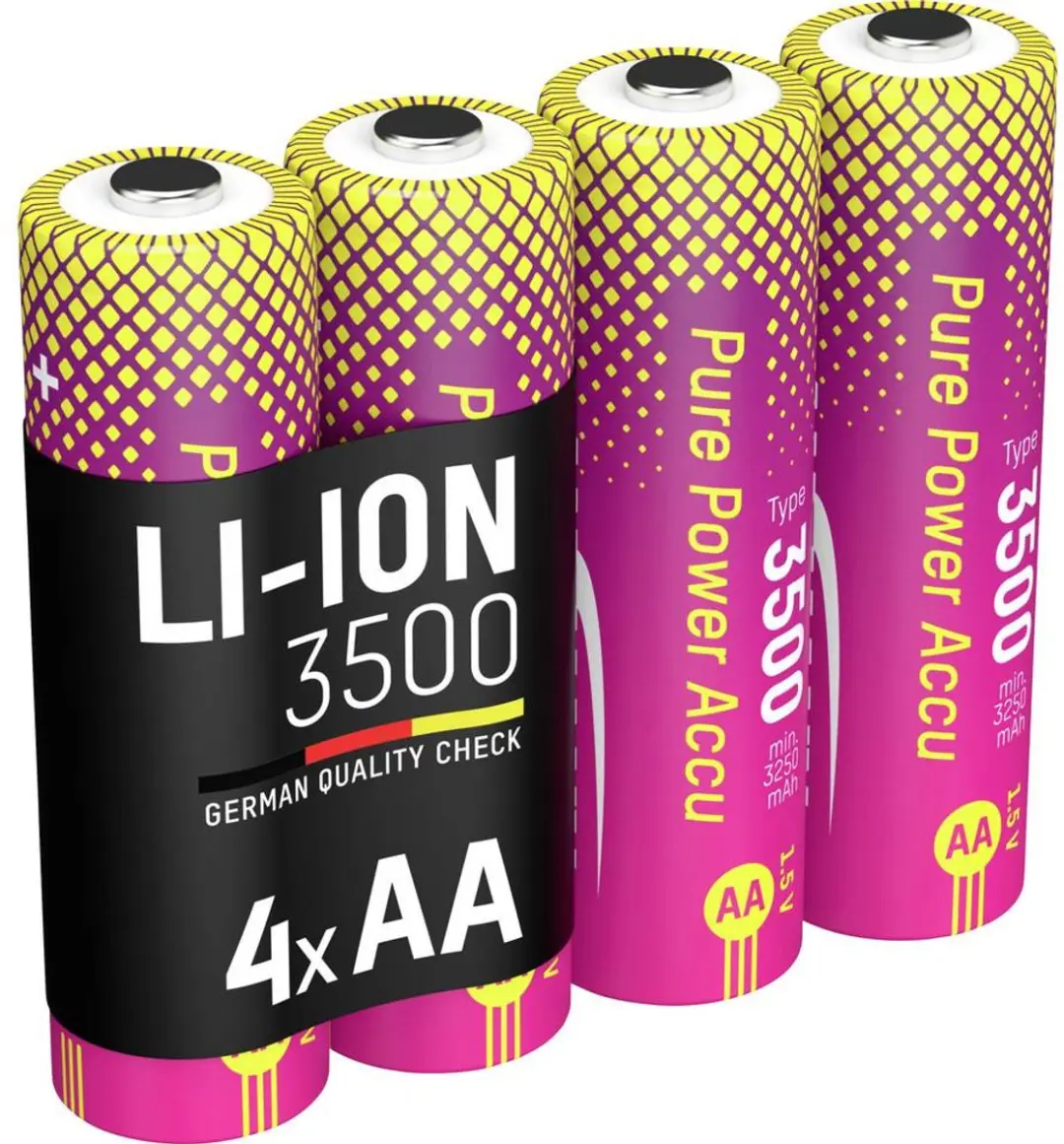 Ansmann Li-ion AA Oplaadbare Batterijen 3250mAh