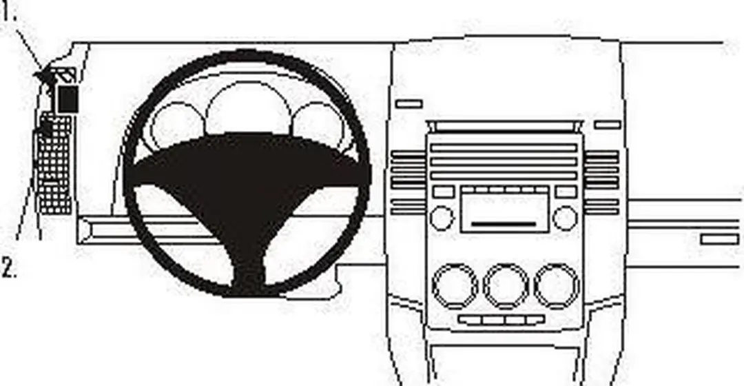 Brodit ProClip Mazda 5 Houder - Zwart