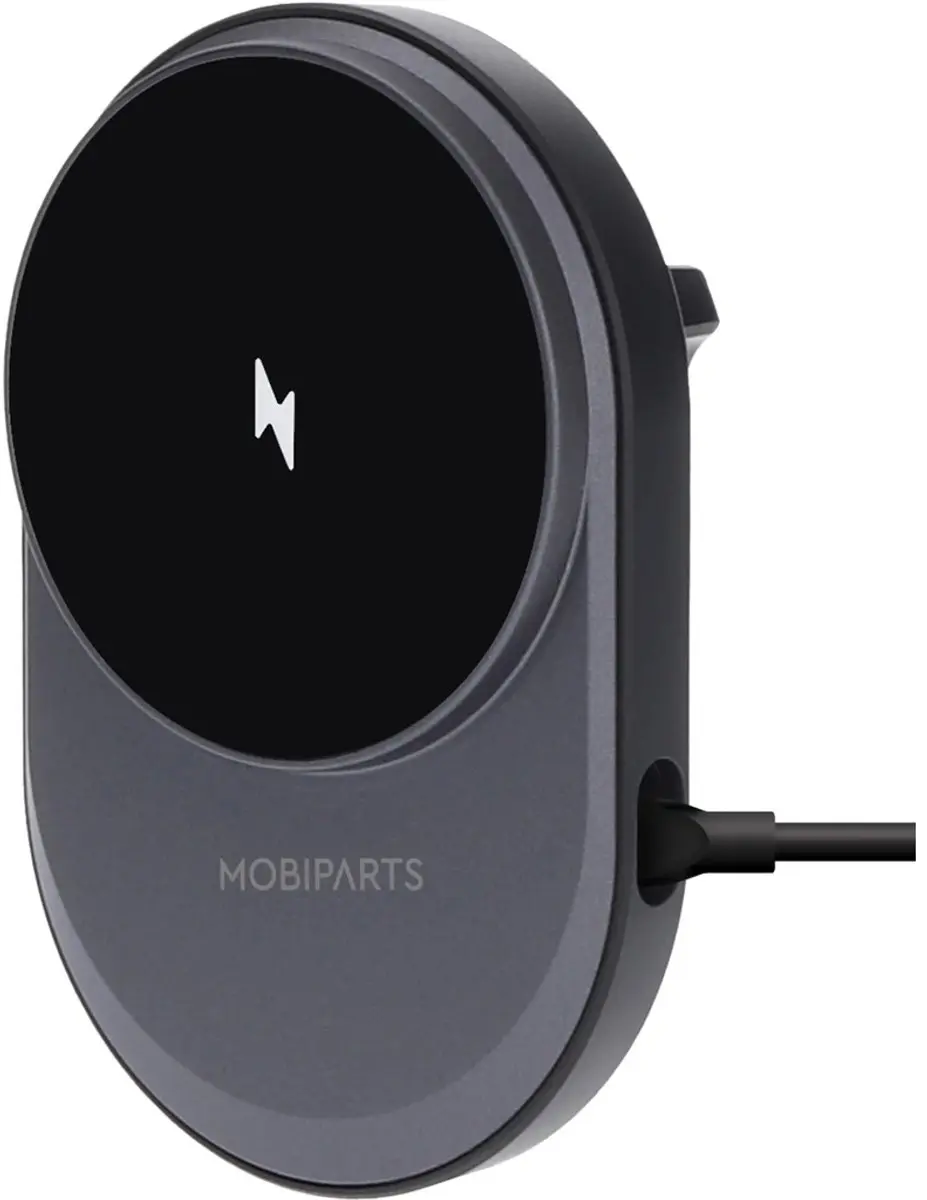 Mobiparts MagSafe Autohouder 15W - Zwart V2 - afbeelding 6 van 6
