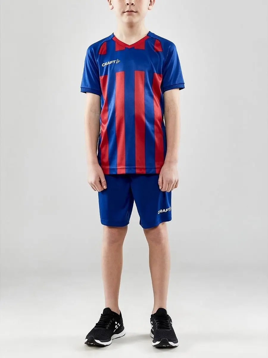 Craft Progress 2.0 Stripe Shirt Kinderen - Royal - 122/128