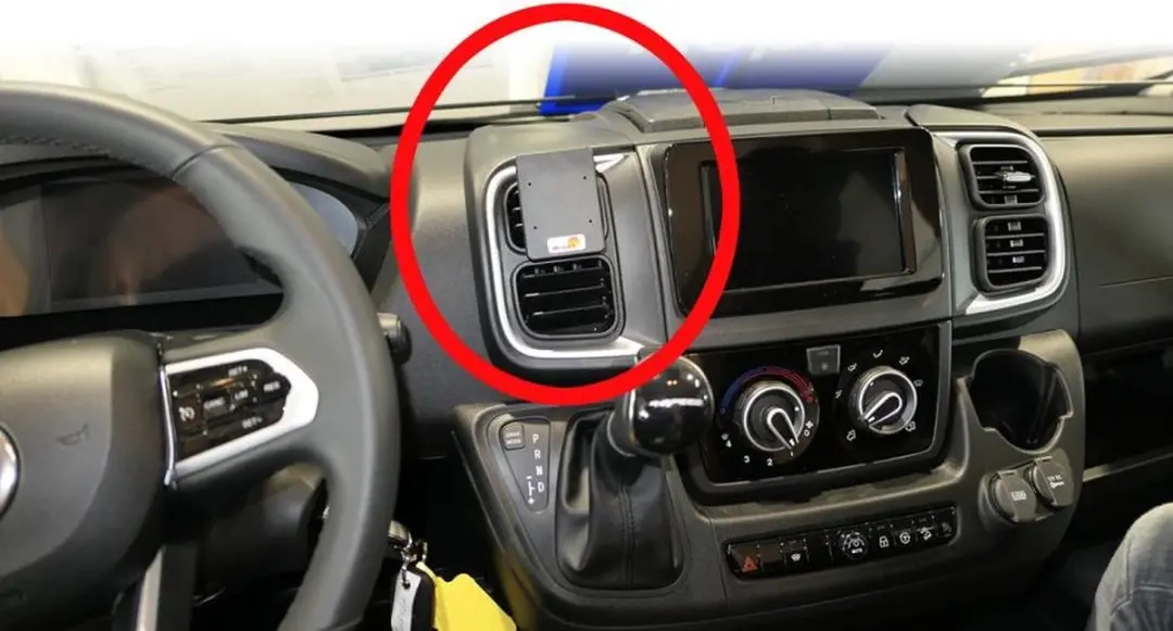 Brodit ProClip Center Mount Houder - Fiat Ducato 2022 - Zwart