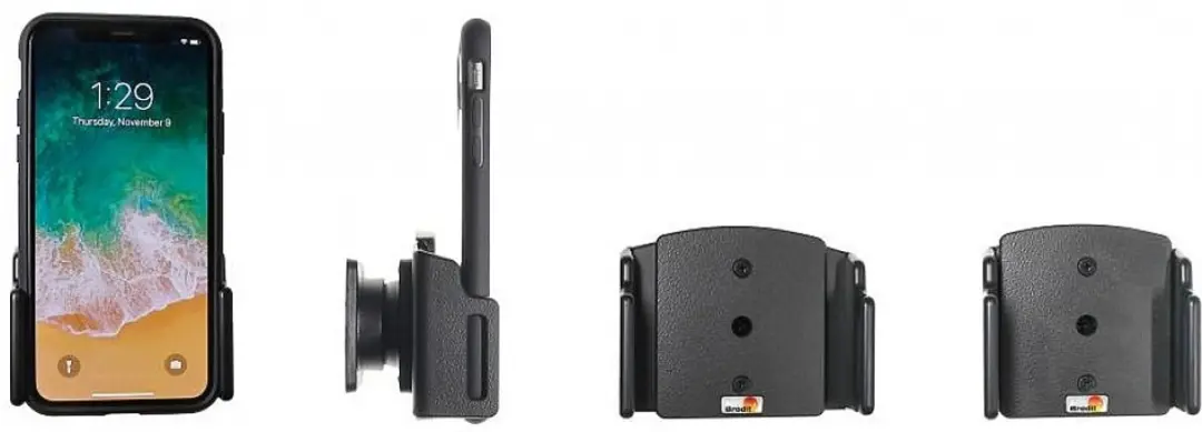 Brodit 711013 iPhone X/Xs Houder - Zwart