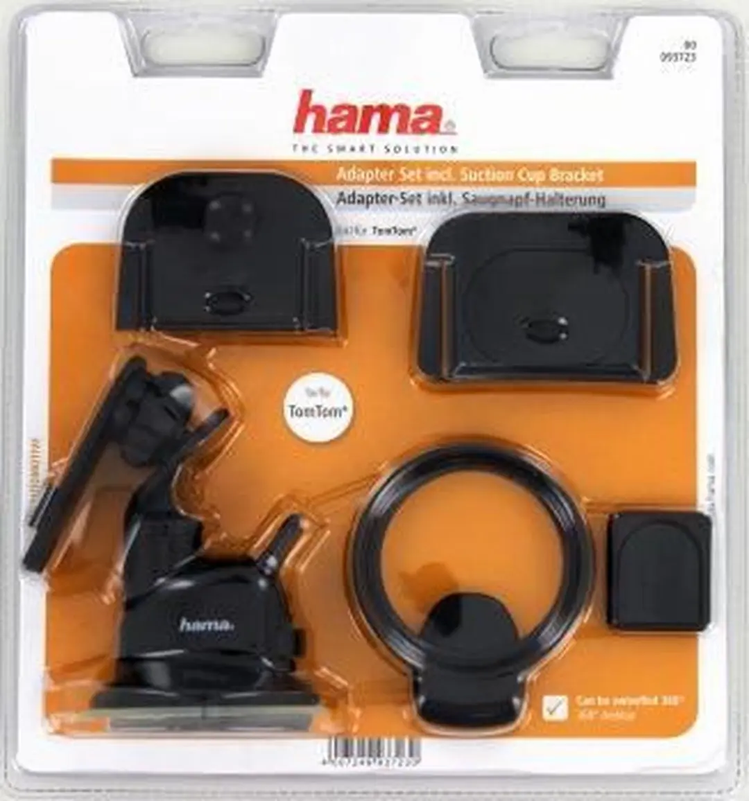 Hama Universele Navihouder 360° - TomTom Adapters - Kleurenmix