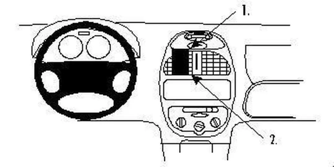 Brodit ProClip 852673 Houder - Zwart - Peugeot 206 1999-2008 - afbeelding 6 van 6