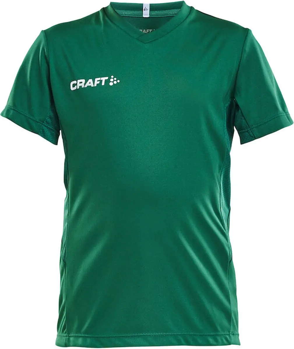 Craft Squad Shirt Korte Mouw Kinderen 122/128 - Donkergroen