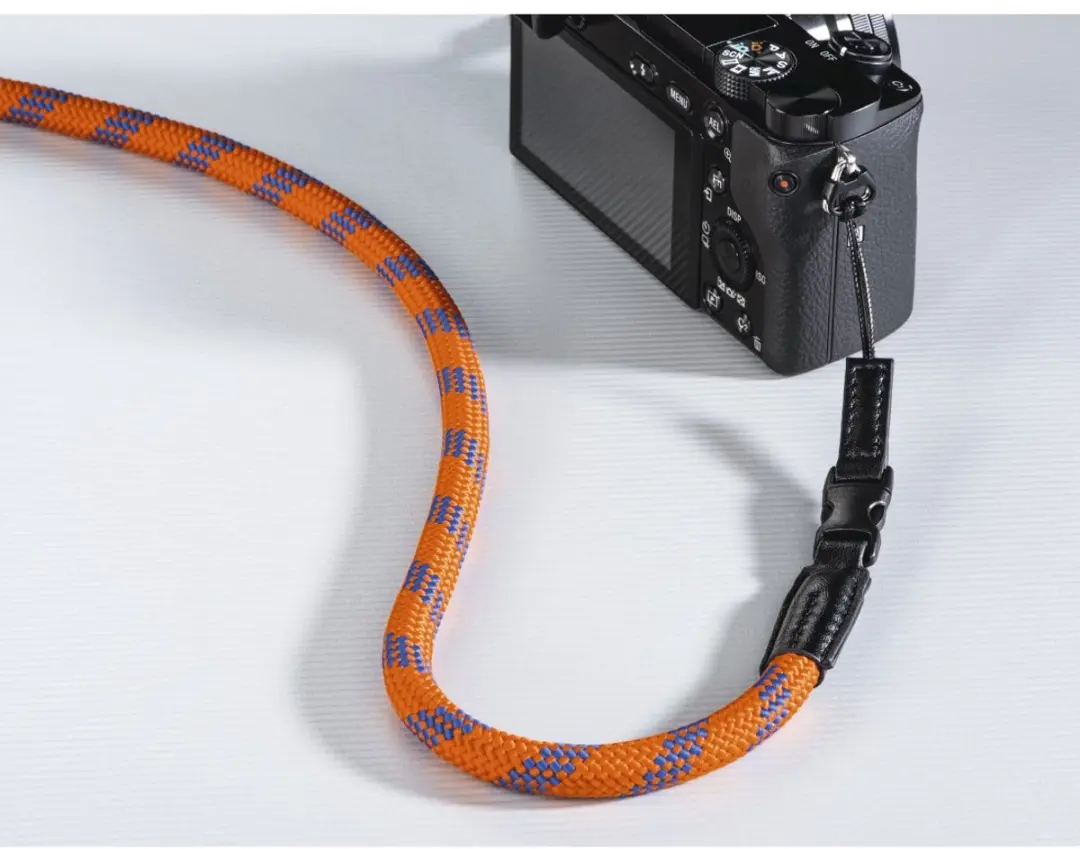 Hama Braid 120 Cameraband - 120cm - Oranje/Blauw