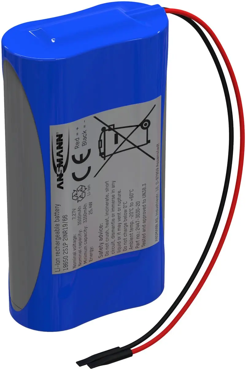 Ansmann 2S1P Accupack 7.2V 3500mAh