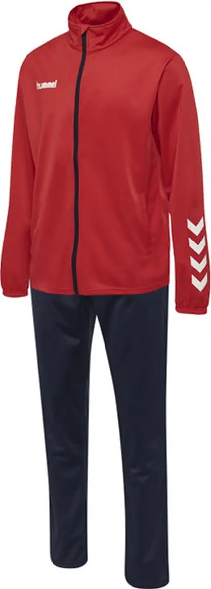 Hummel Promo Poly Suit Trainingspak - Rood - afbeelding 6 van 6
