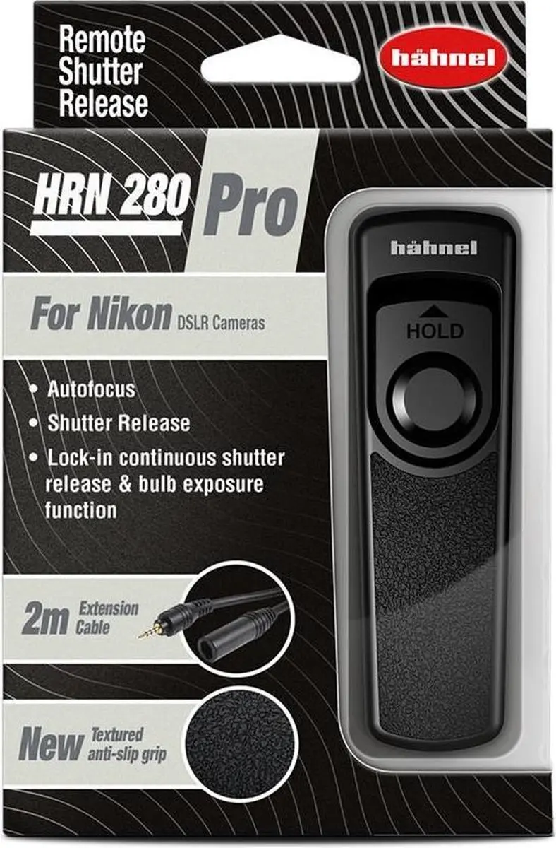 Hahnel HRN 280 PRO Draadontspanner - Nikon - 2m kabel - afbeelding 6 van 6