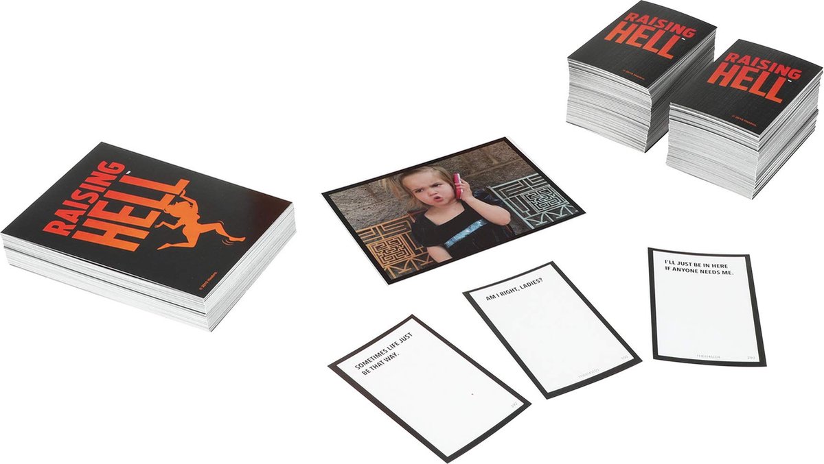 Hasbro - Raising Hell - kaartspel - party spel