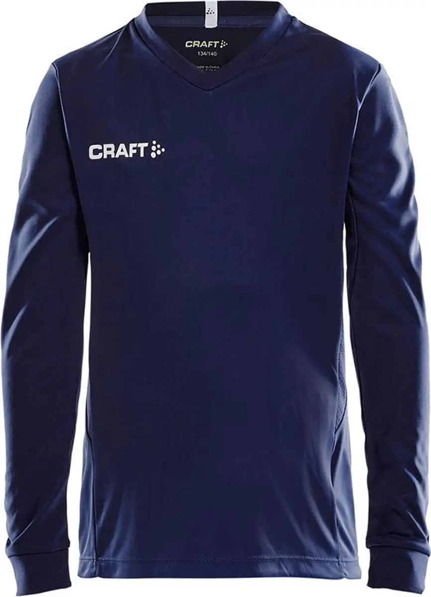 Craft Squad Solid Voetbalshirt Lange Mouw Kinderen 122/128 - Royal