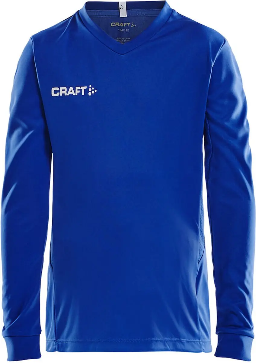 Craft Squad Solid Voetbalshirt Lange Mouw Kinderen 122/128 - Royal