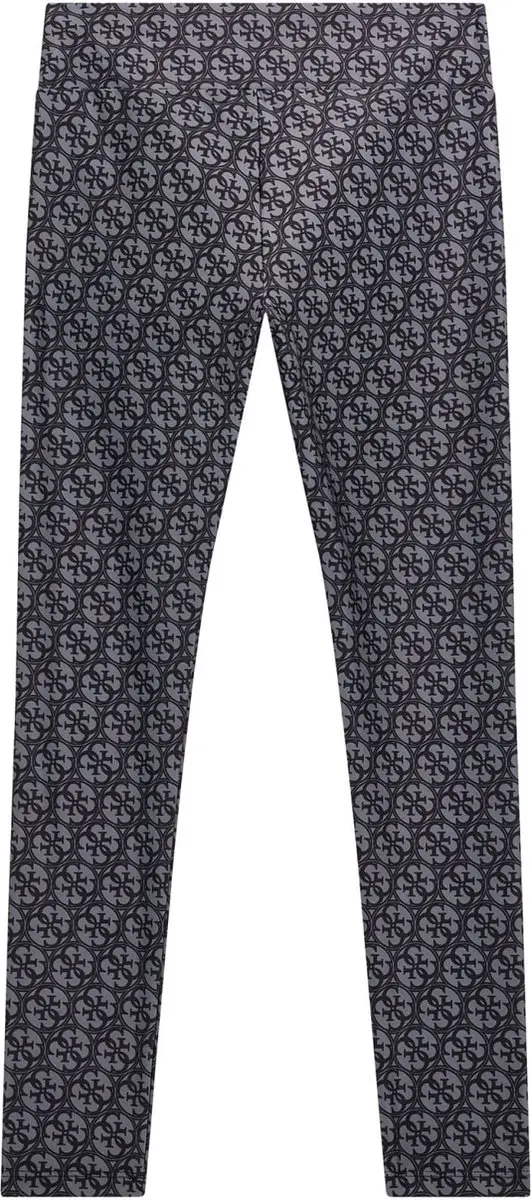 Guess Girls Logo Sportlegging Maat 164 - Zwart/Grijs