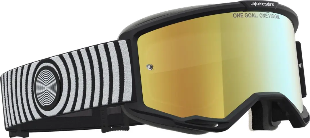 Alpinestars Vision 5 Hone Motocrossbril - Zwart/Wit