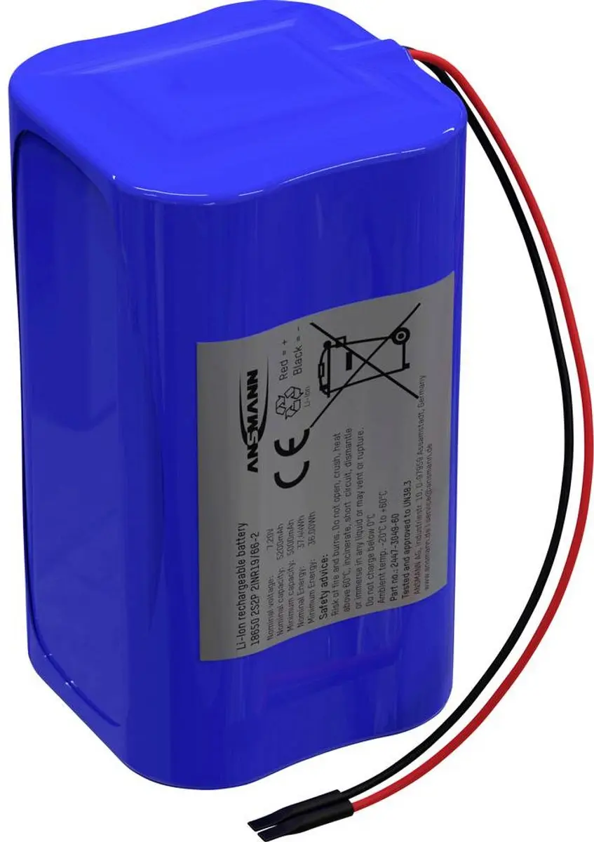 Ansmann 2S2P Accupack 7.2V 5200mAh