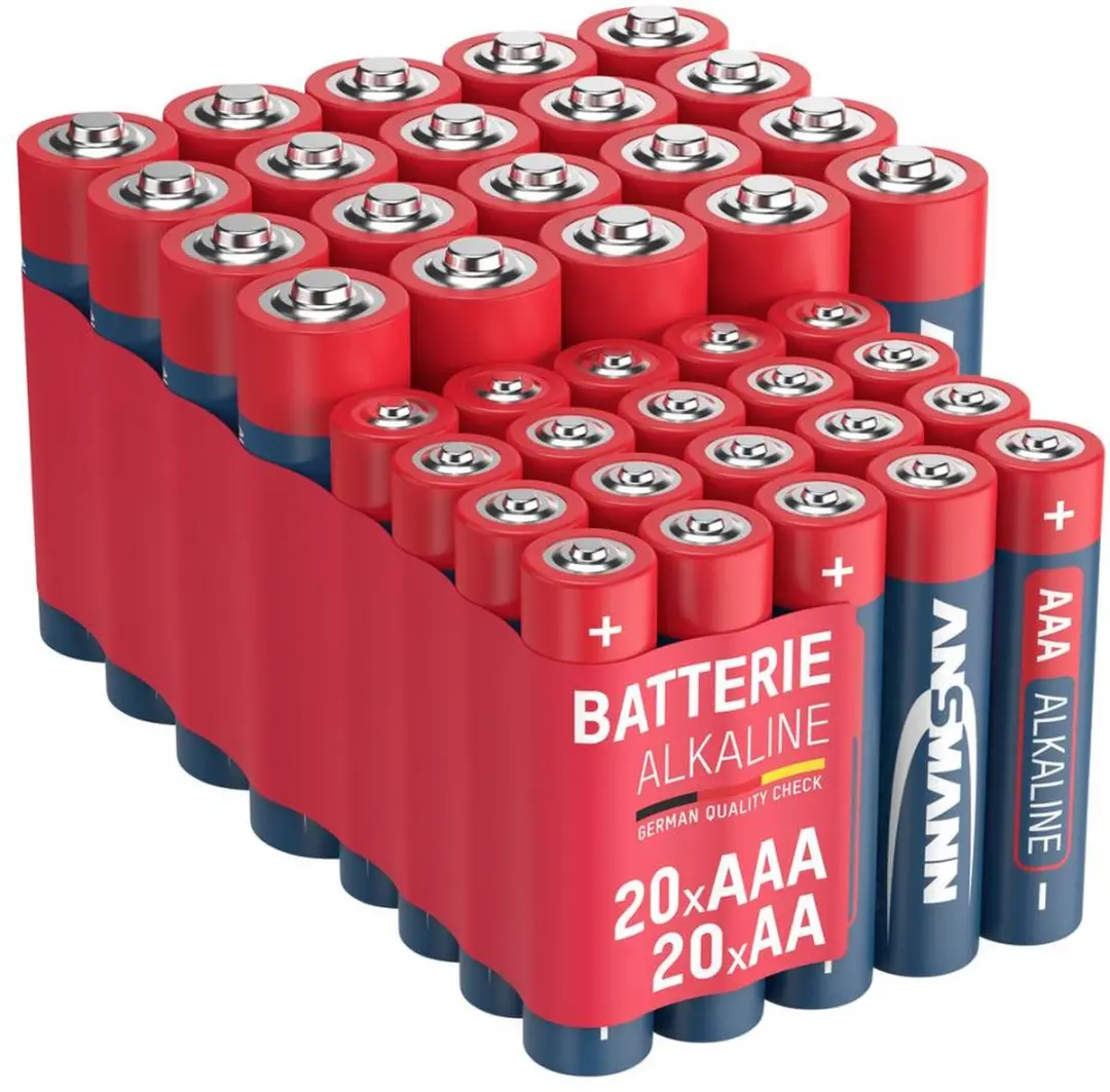 Ansmann AAA/AA Batterijset - 40 Stuks