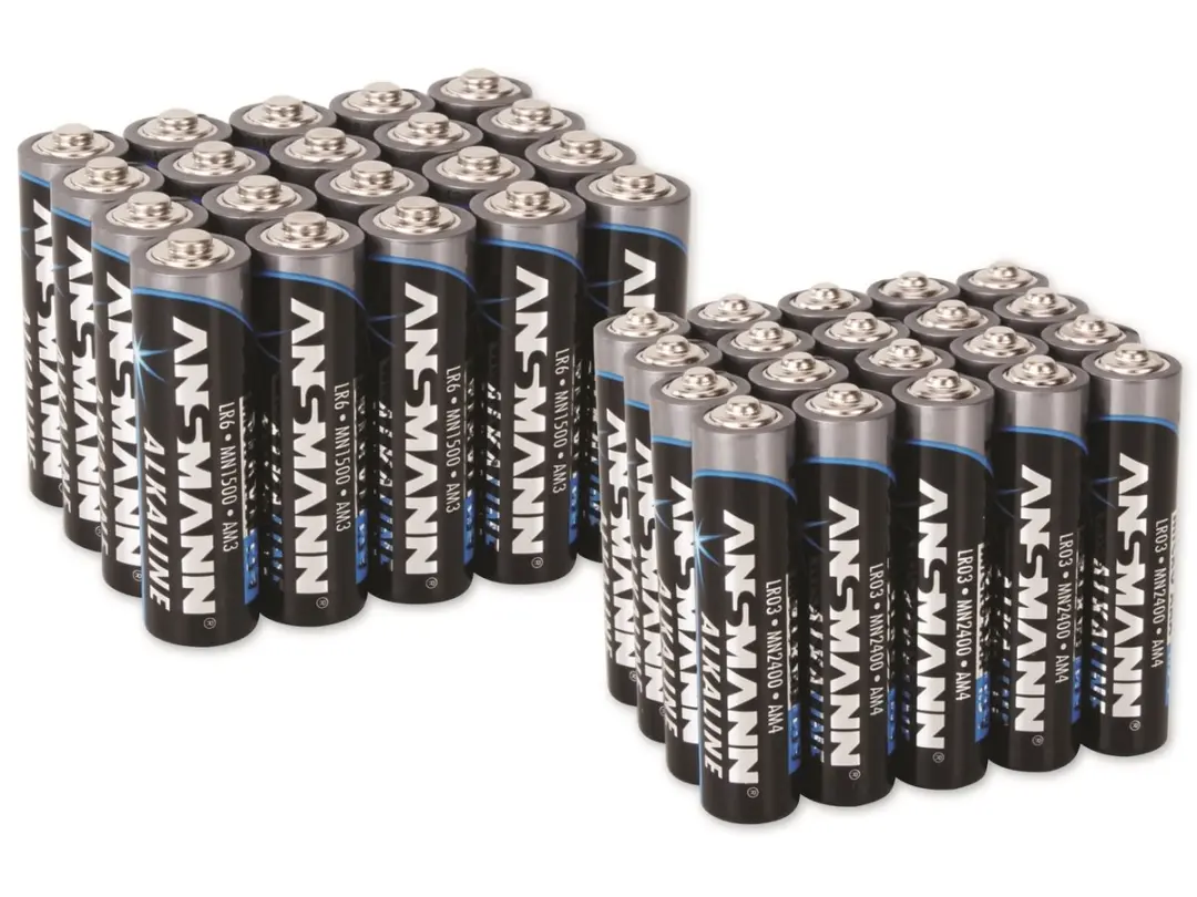 Ansmann AAA/AA Batterijset