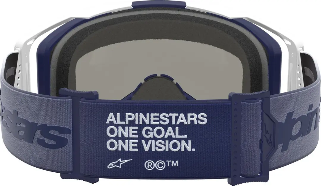Alpinestars Vision 8 Motocrossbril - Wit/Blauw