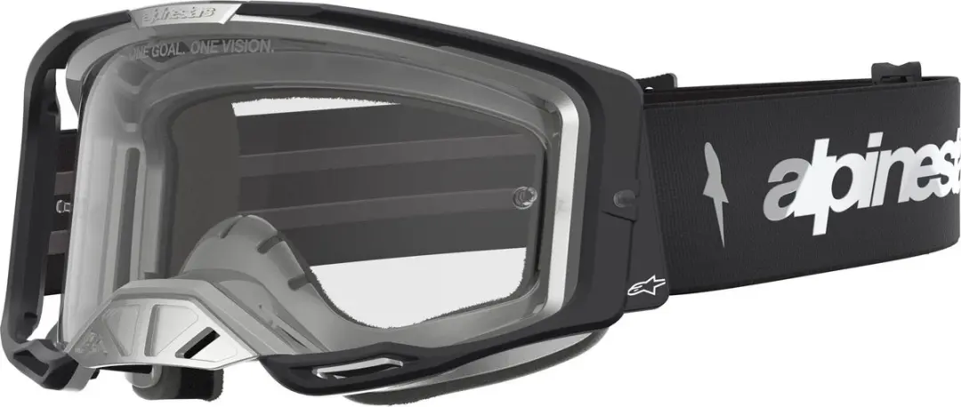 Alpinestars Vision 8 Motocrossbril - Wit/Blauw