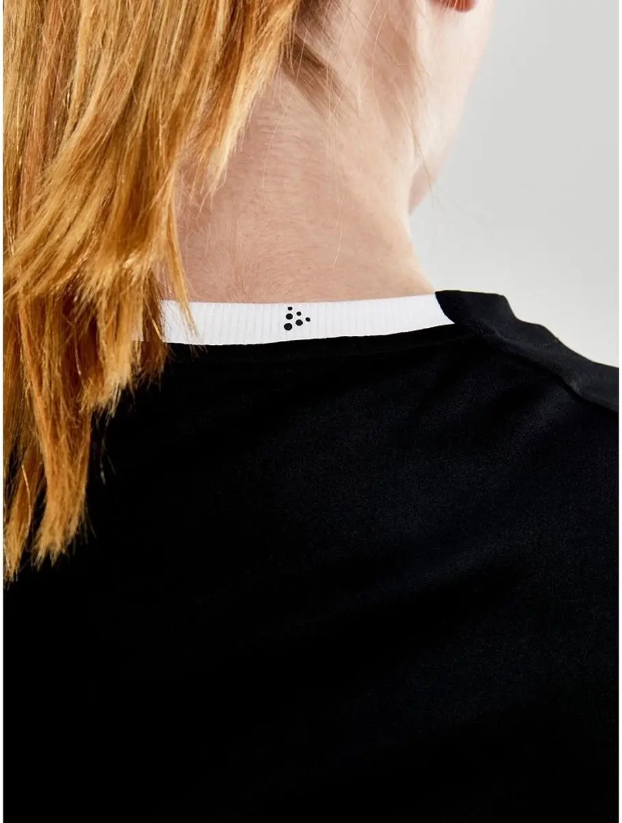Craft Progress 2.0 Stripe Shirt Dames - XL - Zwart/Rood