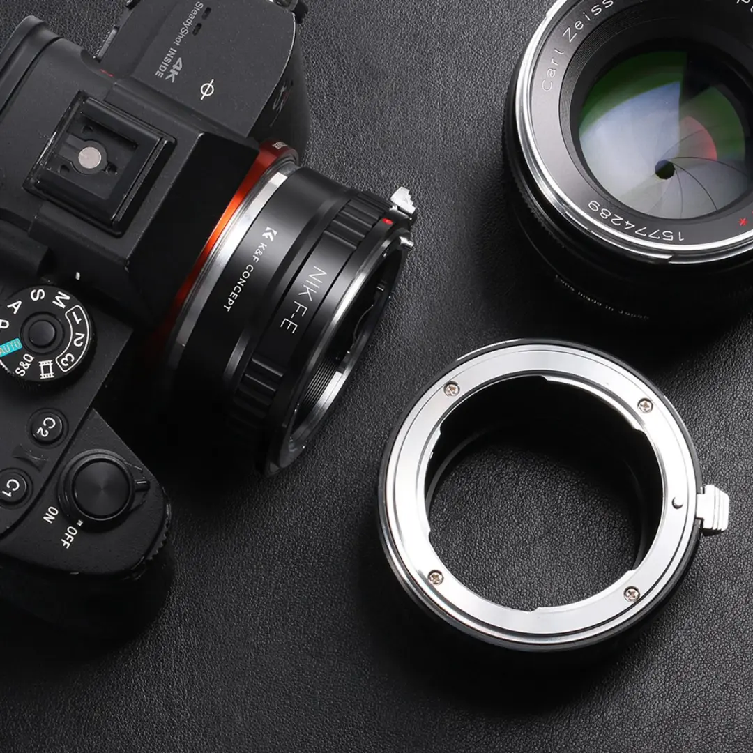 K&F Concept Nikon F - Sony NEX E-mount Adapter KF06.068 - Zwart