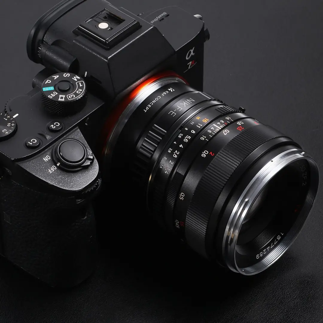 K&F Concept Nikon F - Sony NEX E-mount Adapter KF06.068 - Zwart