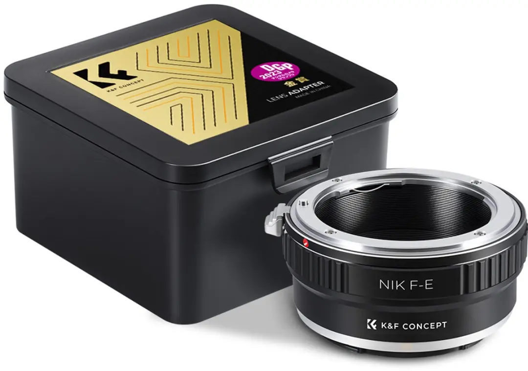 K&F Concept Nikon F - Sony NEX E-mount Adapter KF06.068 - Zwart - afbeelding 6 van 6