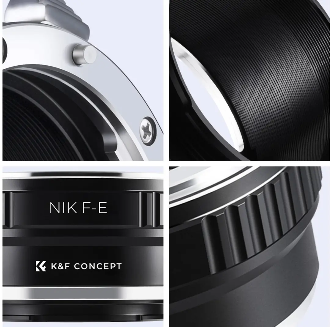 K&F Concept Nikon F - Sony NEX E-mount Adapter KF06.068 - Zwart