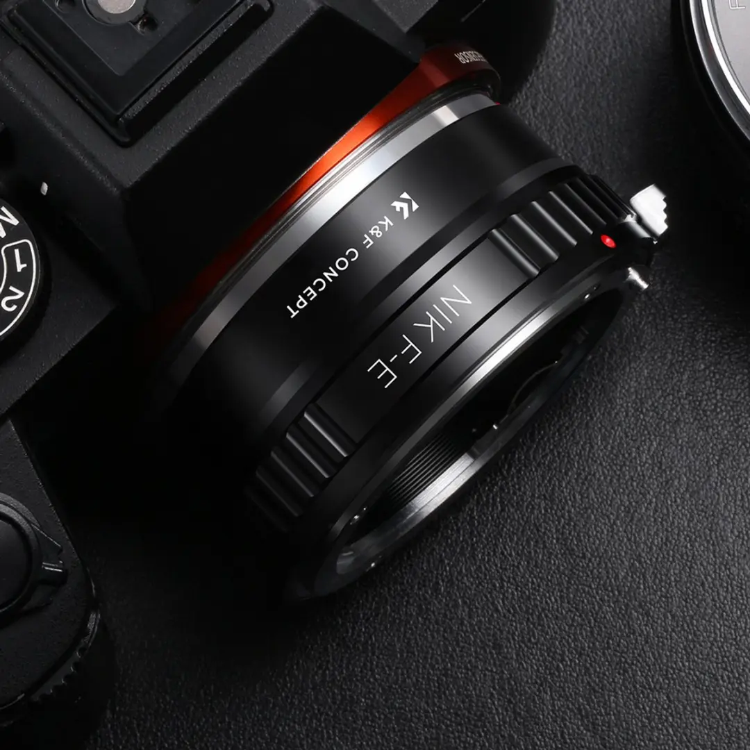 K&F Concept Nikon F - Sony NEX E-mount Adapter KF06.068 - Zwart