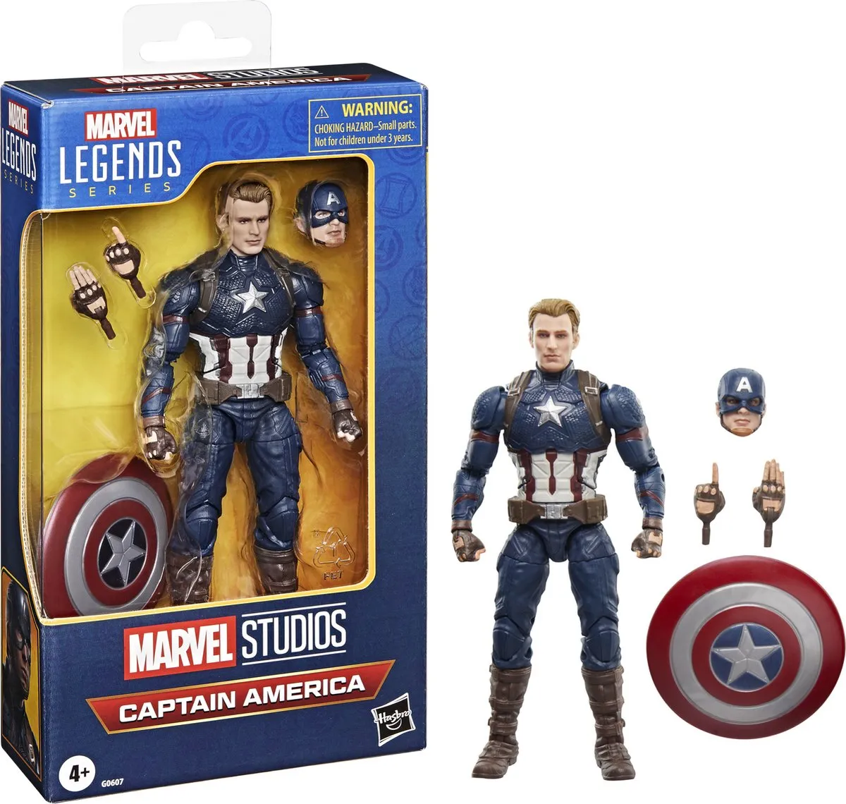 Hasbro Avengers Endgame Marvel Legends Captain America Action Figuur 15cm - Multi