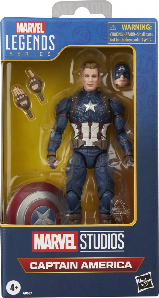 Hasbro Avengers Endgame Marvel Legends Captain America Action Figuur 15cm - Multi