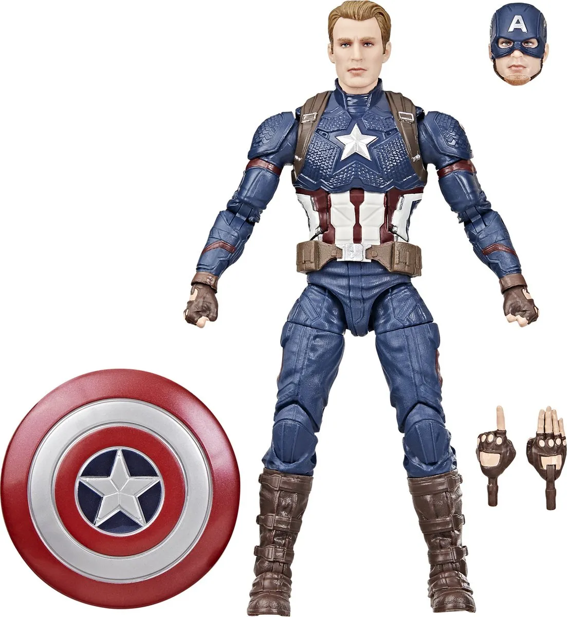 Hasbro Avengers Endgame Marvel Legends Captain America Action Figuur 15cm - Multi