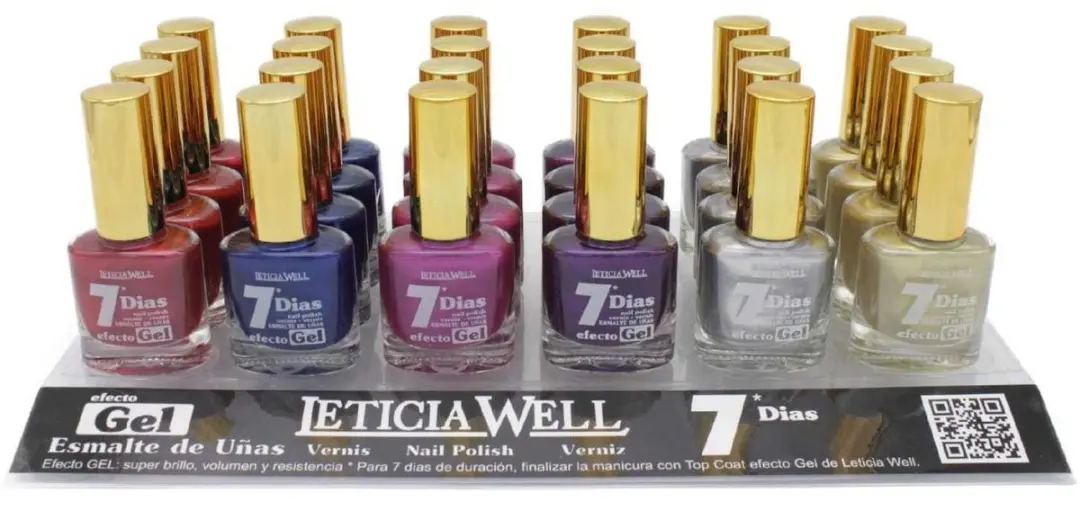 Leticia Well Set Metallic Nagellak 6x13ml