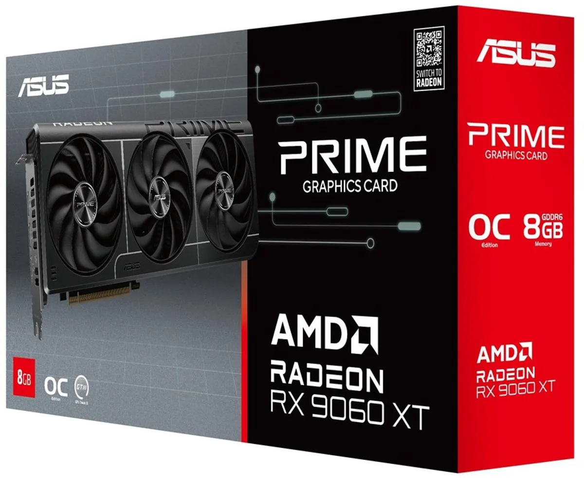 ASUS Prime RX 9060 XT OC Videokaart 8GB - 90YV0MI0-M0NA00 - afbeelding 6 van 6