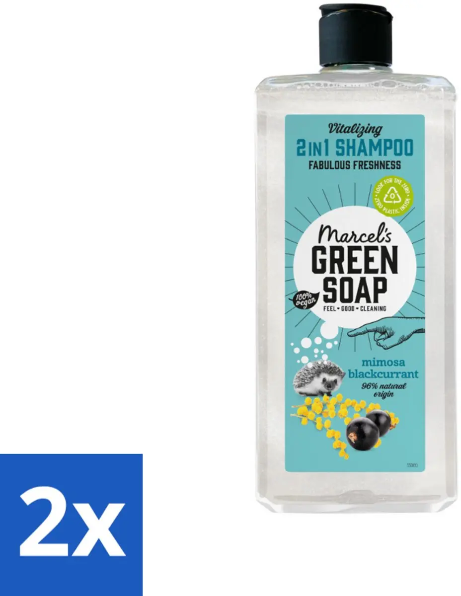 Marcel's Green Soap Shampoo & Conditioner 2-in-1 Mimosa & Zwarte Bes