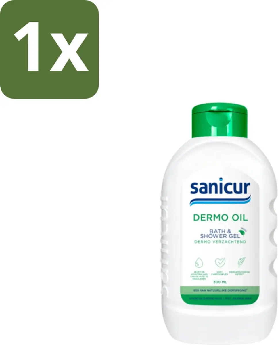 Sanicur Bath & Showergel Dermo-Oil 300ml