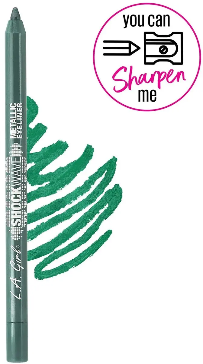 L.A. Girl Shockwave Metallic Eyeliner Groen - 6g