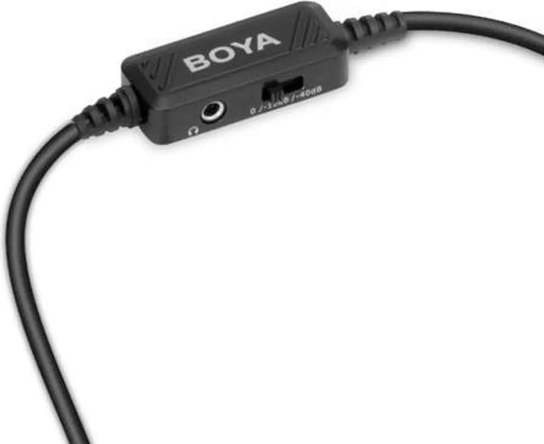 Boya BY-BCA6 Lavalier Microfoon - Zwart