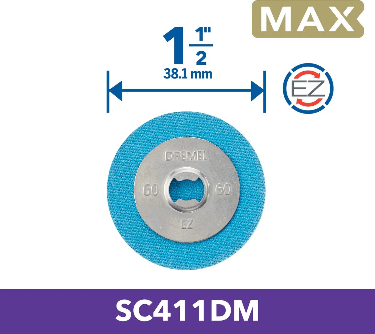 Dremel MAX EZ SpeedClic schuurschijven - 3 stuks