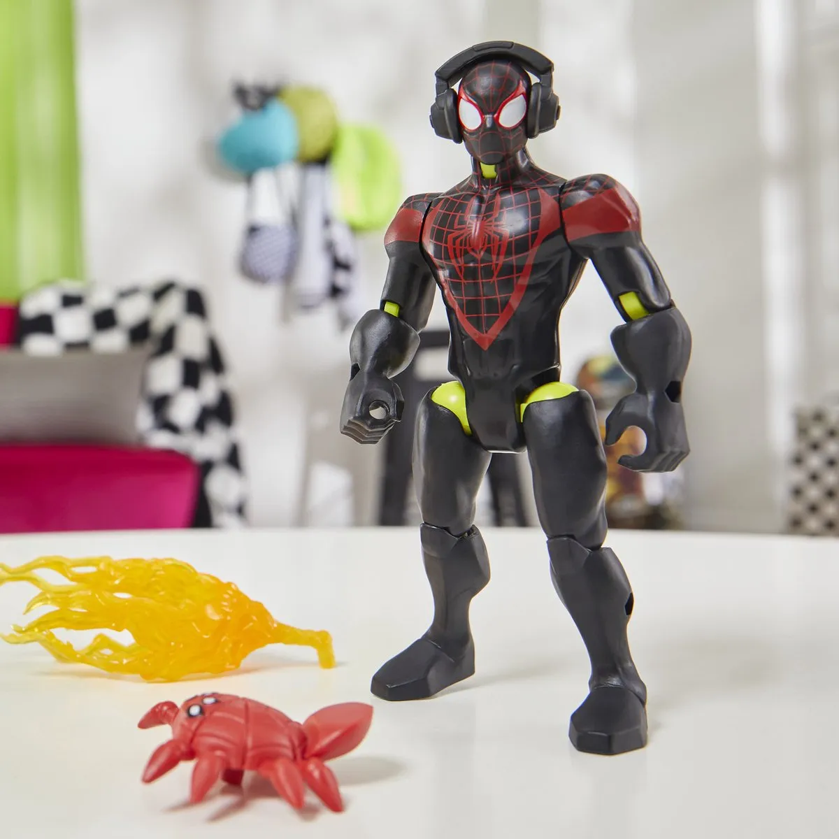 Hasbro Spiderman Miles Morales Mixmashers Actiefiguur - Multicolor - afbeelding 6 van 6