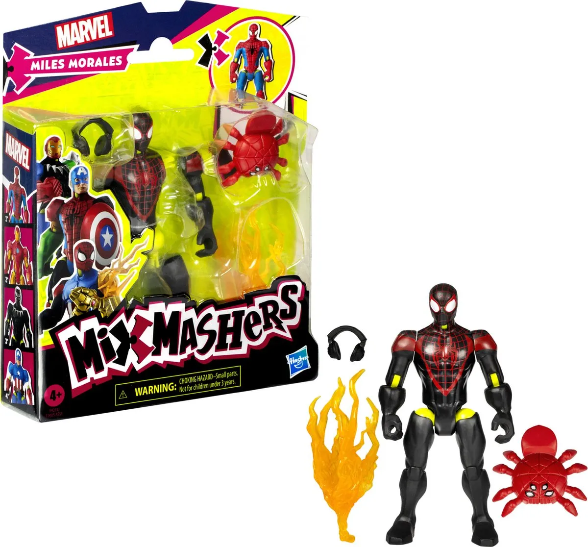 Hasbro Spiderman Miles Morales Mixmashers Actiefiguur