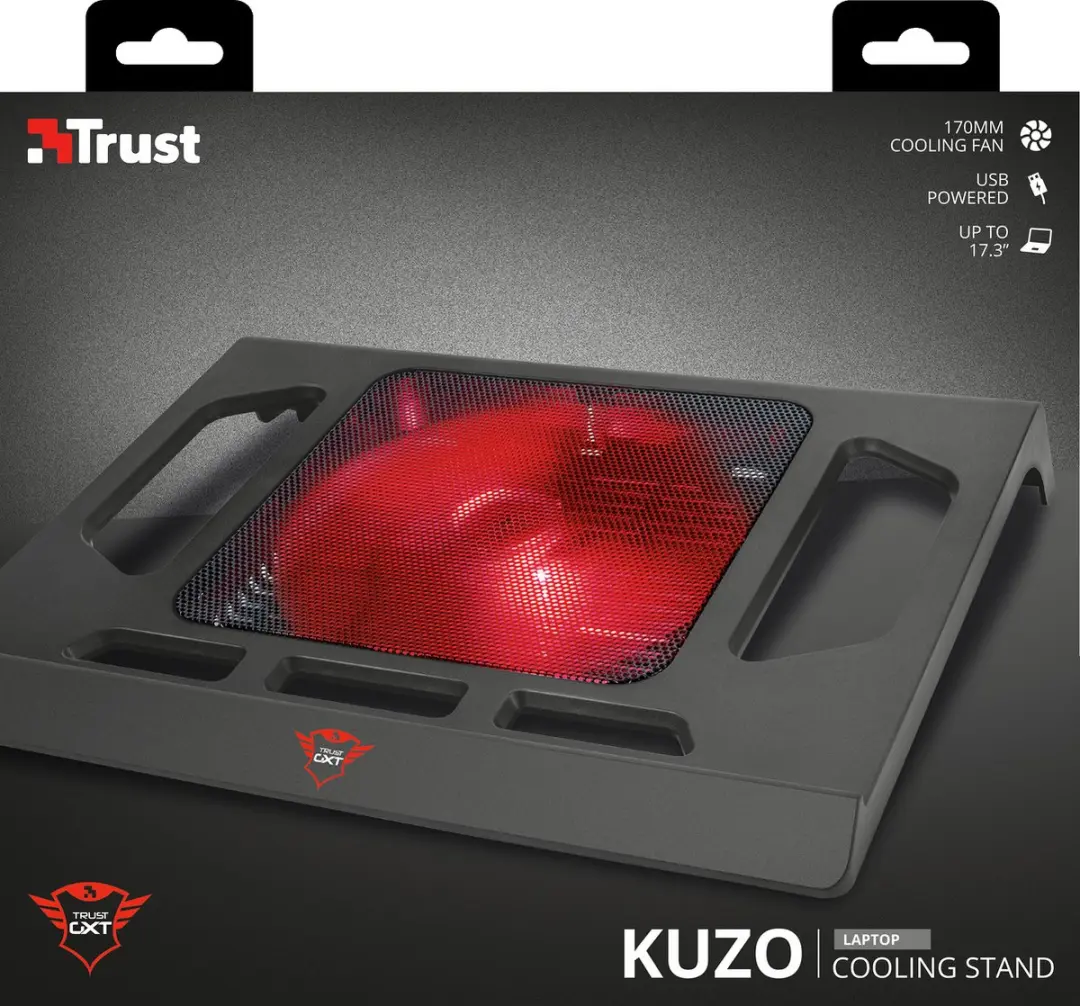 Trust GXT 220 Notebookkoeler - 13 Inch - Zwart