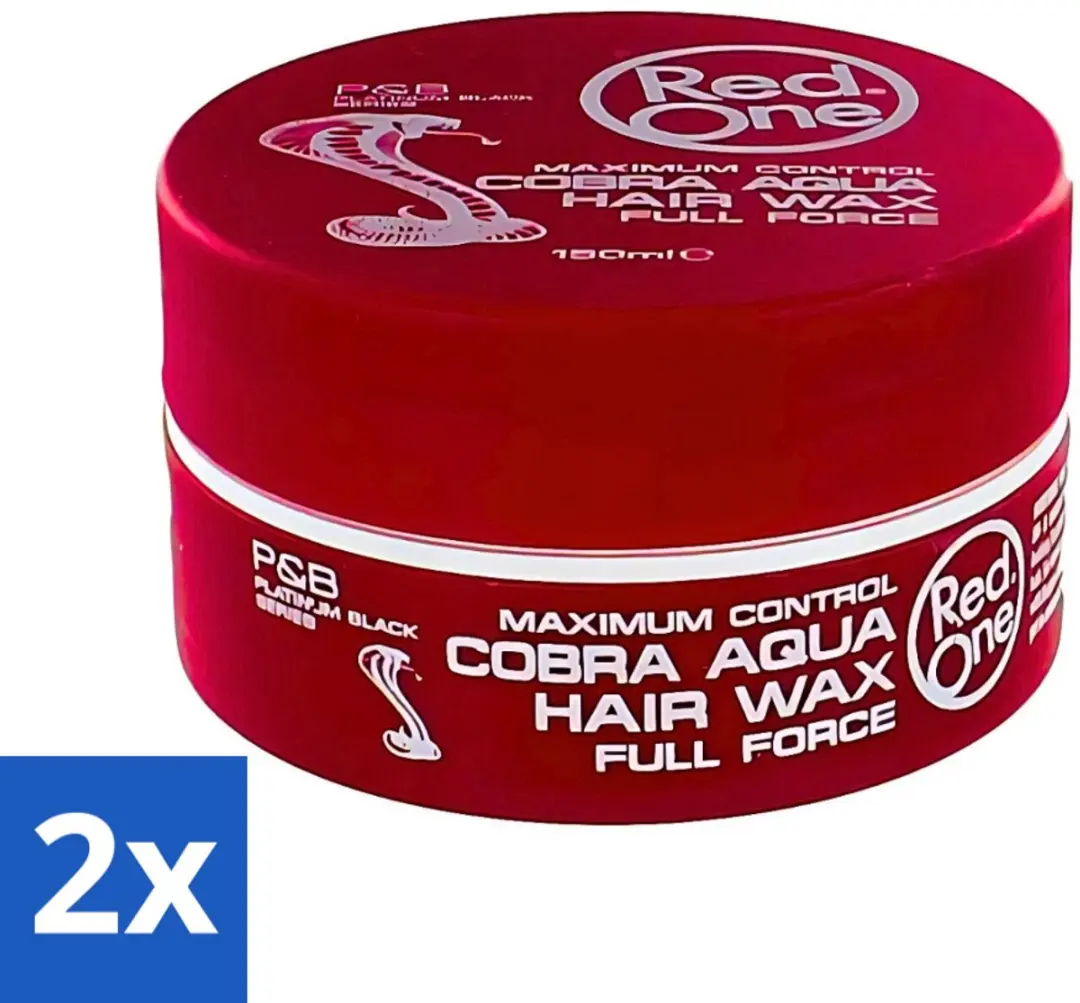 Red One Cobra Aqua Haarwax 300ml (2x150ml)