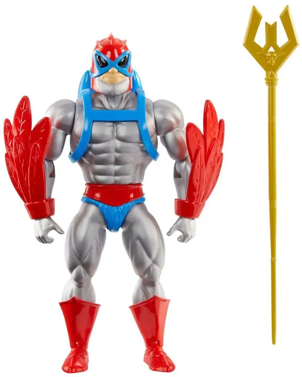 Mattel Masters of the Universe Origins Stratos Action Figuur - 14cm - Multicolor