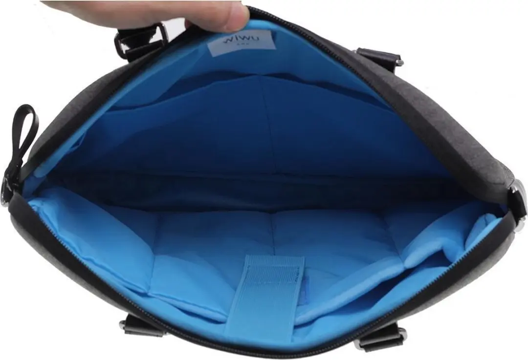 WiWu London Brief Case Laptoptas 13.3" - Grijs