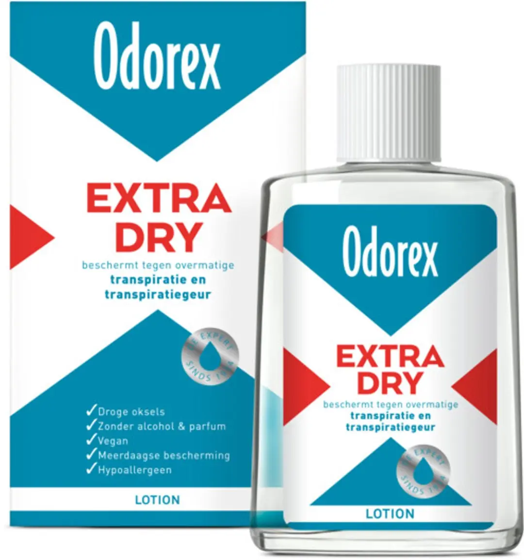Odorex Extra Dry Lotion 100ml (2x50ml) - Overmatig Zweten