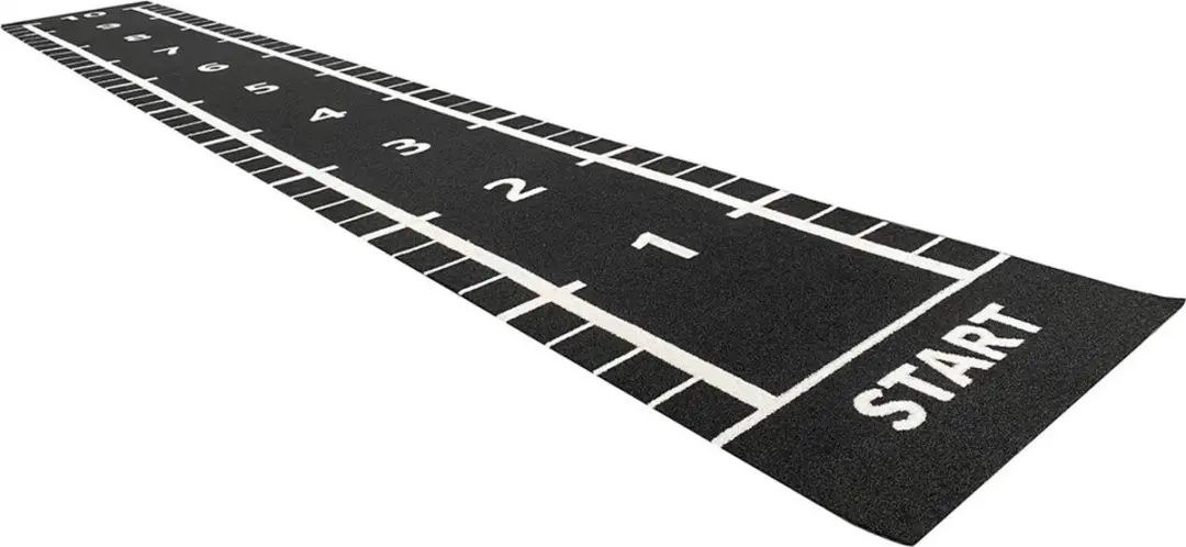 LifeMaxx Sprinttrack Kunstgras 1,5x11m - Zwart