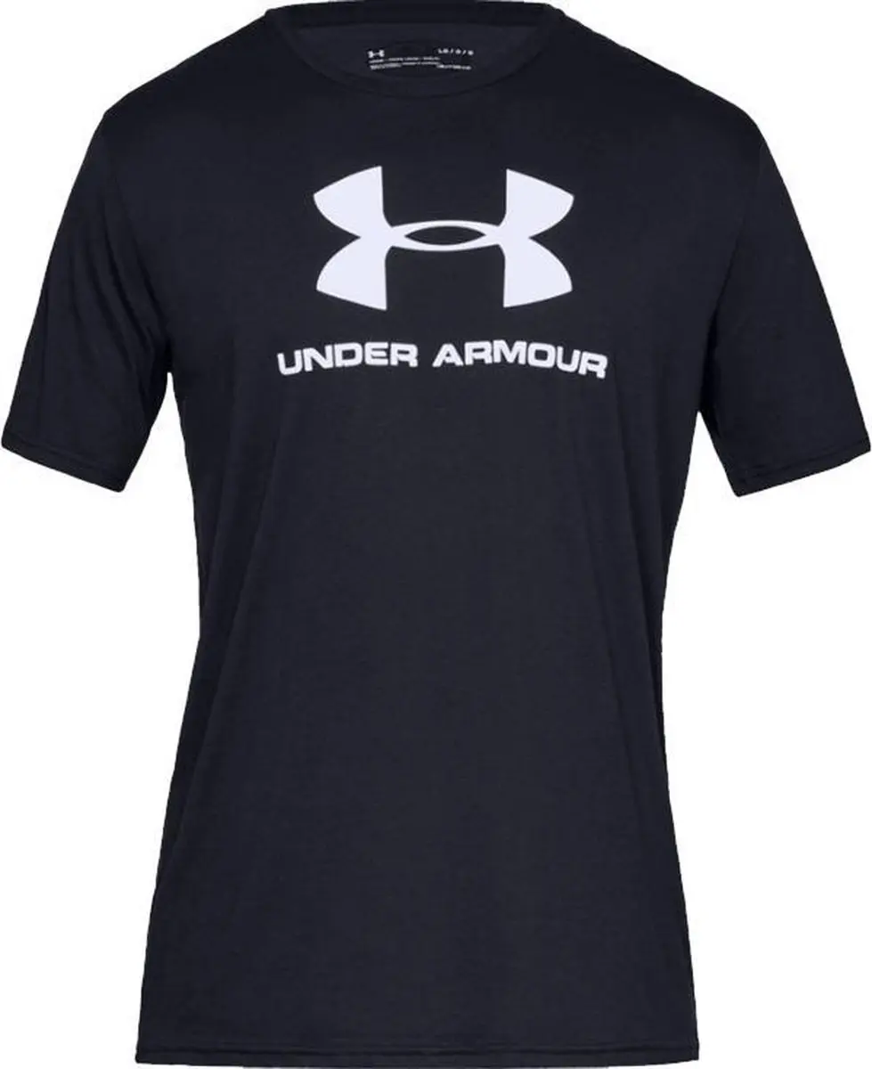 Under Armour Sportstyle Logo Tee 1329590-001 - Zwart S - afbeelding 6 van 6